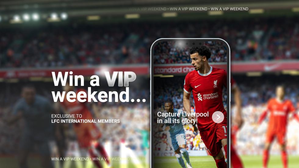 Competition Win VIP Merseyside derby experience Liverpool FC